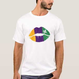 T-shirt Mardi Gras Kiss Mardi Gras Gift Women Men Mardi Gr