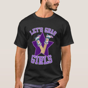 T-shirt Mardi Gras Laissez Gras Filles Femmes Parade Louis