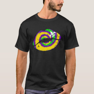 T-shirt Mardi Gras Lèvres Costume Queen Carnival Purple & 