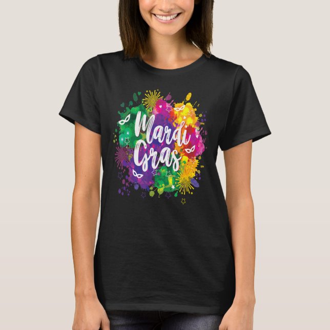 T-shirt Mardi Gras Long Manches Artisan Gras Mardi Hommes  (Devant)