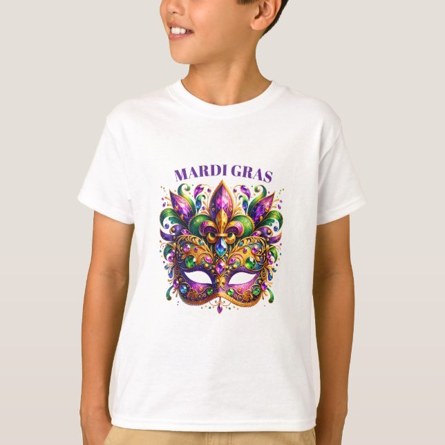 T-shirt Mardi Gras Mask  (Devant)