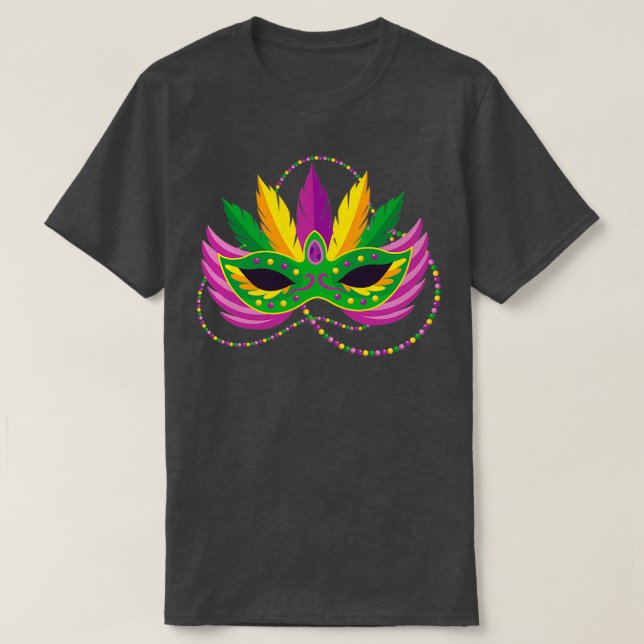 T-shirt Mardi Gras Masques Carnaval Drôle Mardi Gras Masqu (Design devant)