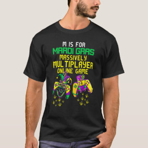 T-shirt Mardi Gras Massivement Multijoueur Jeux En Ligne J