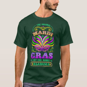 T-shirt Mardi Gras Mobile Alabama 1703