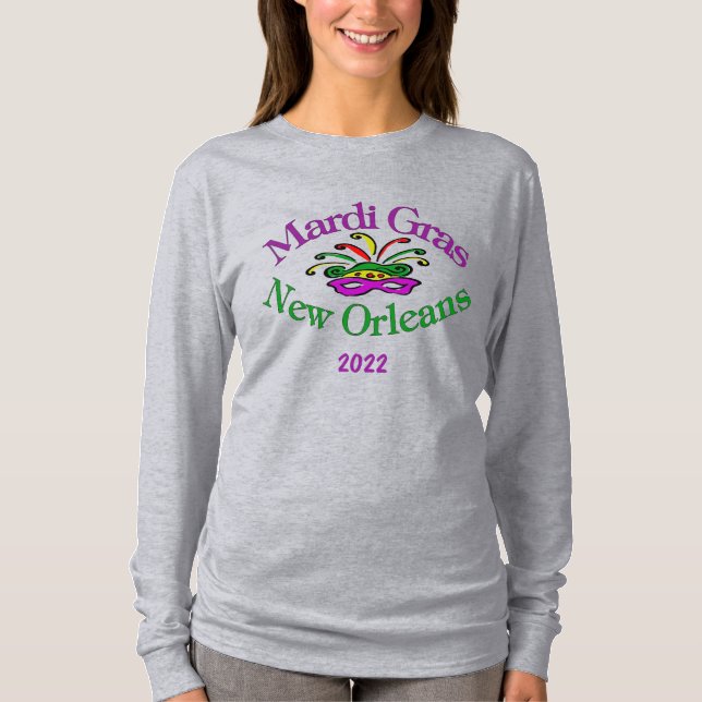 T-shirt Mardi Gras New Orleans 2022 (Devant)