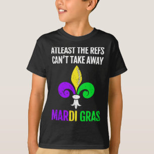 T-shirt Mardi Gras New Orleans Funny Footbyll Cadeau