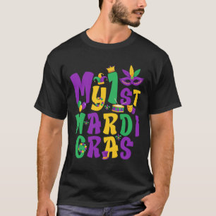 T-shirt Mardi Gras Party Ma Première Mardi Gras tenue pour