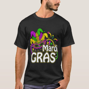 T-shirt Mardi Gras Perles de Masque New Orleans Festival P