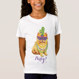 T-Shirt Mardi Gras Pomeranian