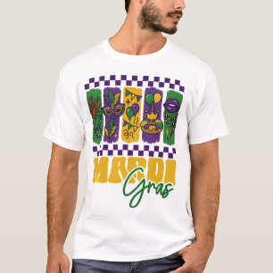 T-shirt Mardi Gras pour femmes Fat mardi gras défilé