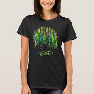T-shirt Mardi Gras Tree Beads Nouvelle-Orléans 2023 Aquare