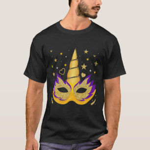 T-shirt Mardi Gras Unicorn Party Costume Vêtements Hommes