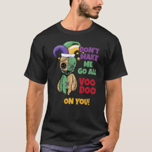 T-shirt Mardi Gras Voodoo Black Magic Carnival Fan Voodoo
