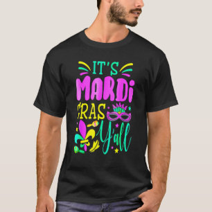 T-shirt Mardi Gras Yall Jester Casquette Fête Hommes