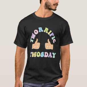 T-shirt Mardi Pénible Deux Pouces Pour Le 22 Février