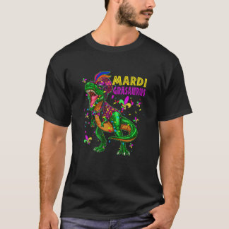 T-shirt Mardigrasaurus Dinosaur T Rex Pour Boys Party Cade