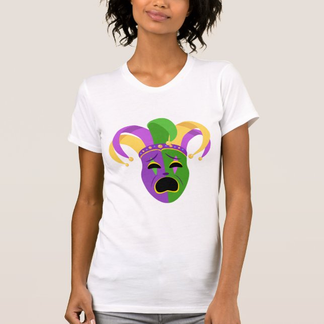 T-shirt Mardis Gras Mask (Devant)