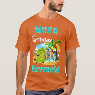 T-shirt Mare Mermaid Nana Du 2E Anniversaire