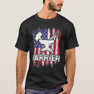 T-shirt Maréchal Fer à Cheval Sabot Parage Équine Ferrure