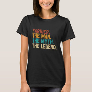 T-shirt Maréchal Ferrant Mythe Légende Fer à Cheval Outils