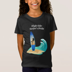 T-Shirt "Marée haute : la fierté du surfeur" aventure océa