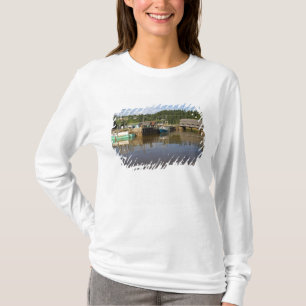 T-shirt Marée moyenne dans la baie de Fundy à St. Martins,