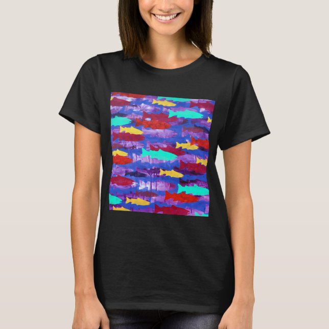 T-shirt Marée violette (Devant)