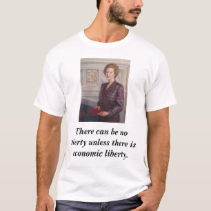 T-shirt Margaret Thatcher sur la liberté