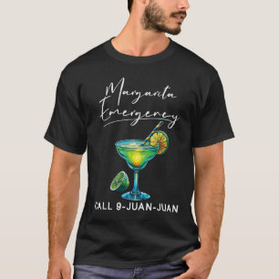 T-shirt Margarita Urgence Mexicaine Fiesta Drôle Cinco De