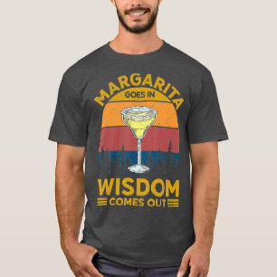 T-shirt Margarita Va Dans La Sagesse Sorte Des Hommes Drôl