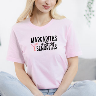 T-shirt "Margaritas avec mes Senoritas" - Finale Fiesta T-