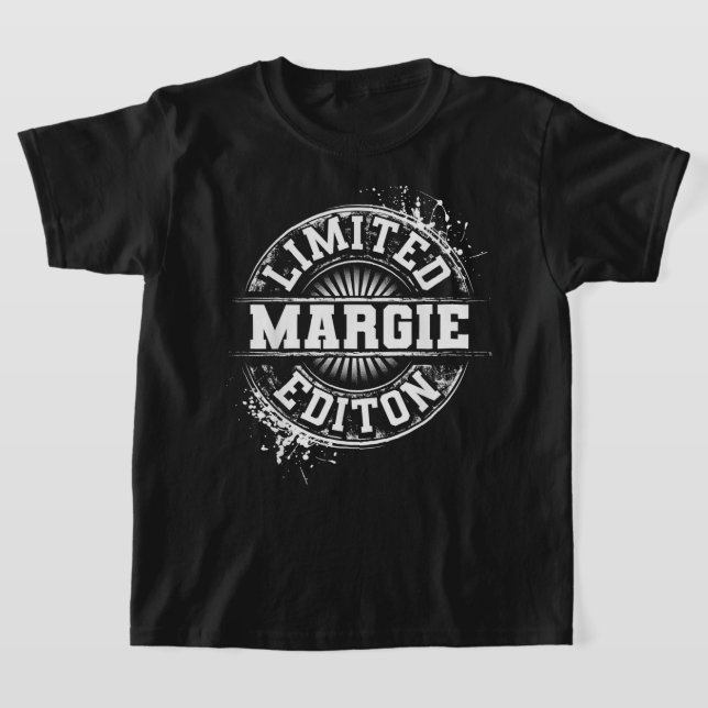 T-shirt MARGIE Limited Edition Funny Nom personnalisé Gif (Poser)