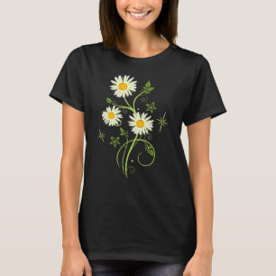 T-shirt Marguerites Daisy Printemps Daisy été Daisy Fleur
