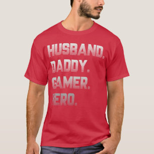 T-shirt Mari Amusant Joueur de Vidéo Geeke Amant du Jeu Ma