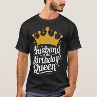 T-shirt Mari De La Reine D'Anniversaire