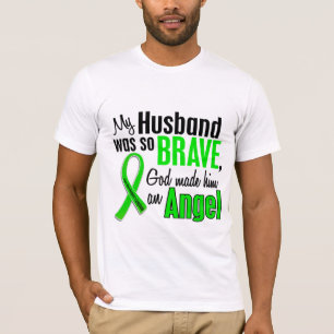 T-shirt Mari de lymphome non Hodgkinien de l'ange 1