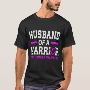 T-shirt Mari D'Un Guerrier Sensibilisation Au Cancer Du Se