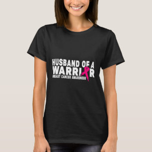T-shirt Mari D'Un Guerrier Sensibilisation Au Cancer Du Se