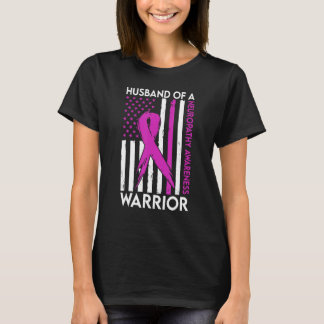 T-shirt Mari D'Un Guerrier Soutien De Sensibilisation À La
