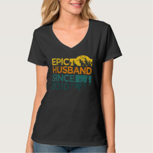T-shirt Mari Épique Depuis Meilleur Conjoint Anniversaire