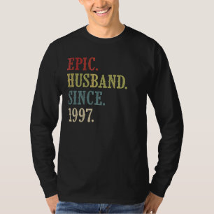 T-shirt Mari épopé depuis 1997 25e anniversaire de Mariage