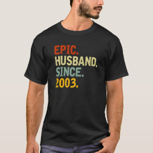 T-shirt Mari épopé depuis 2003 Funny 19e anniversaire Mari
