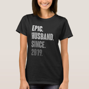 T-shirt Mari épopé masculin depuis 2019 - 4e anniversaire 