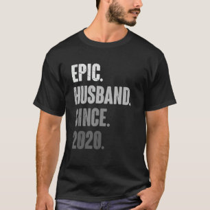 T-shirt Mari épopé masculin depuis 2020 - 3ème Mariage Ann