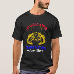 T-shirt Mari Épouse Pêche Partenaires Pour La Vie Poisson