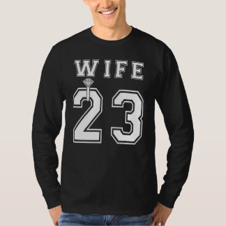 T-shirt Mari Époux Correspondant 2023 Fête de Fiançailles