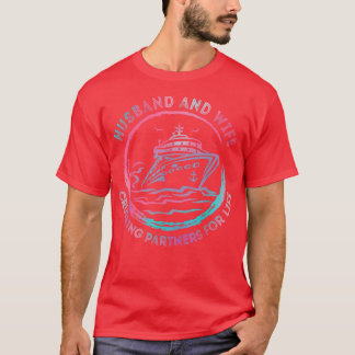 T-shirt Mari Et Femme Partenaires De Croisière Pour Croisi