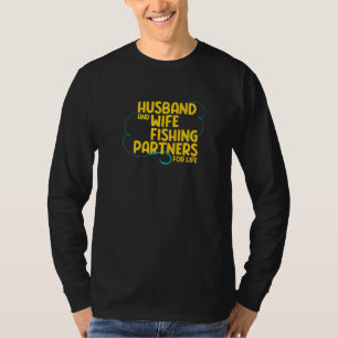 T-shirt Mari Et Femme Partenaires De Pêche Pour La Vie Drô