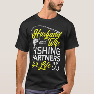 T-shirt Mari Et Femme Partenaires De Pêche Pour Pêcheur À 