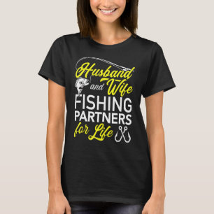 T-shirt Mari Et Femme Partenaires De Pêche Pour Pêcheur À
